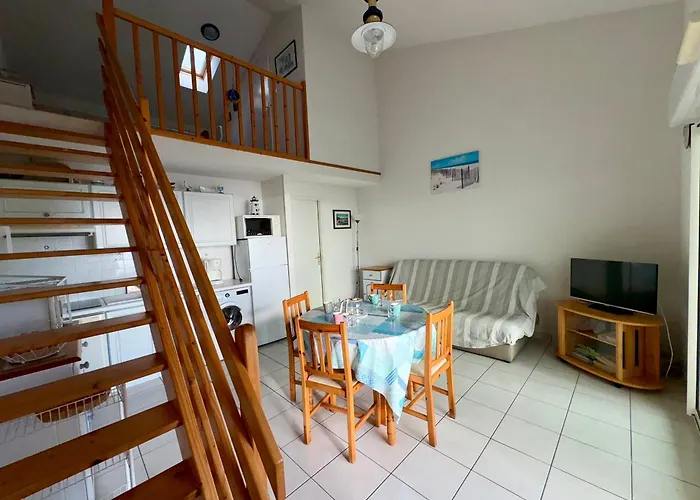 T2 + Mezzanine, Face Mer, Parking Prive, 6 Pers - Fr-1-323-336 Apartment